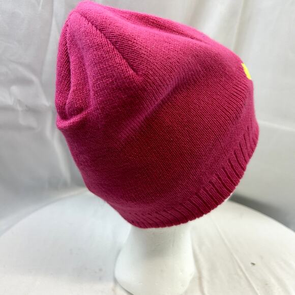 Pink Toddler Stocking Cap with Duck Soft liner acrylic polyester - Picture 4 of 5